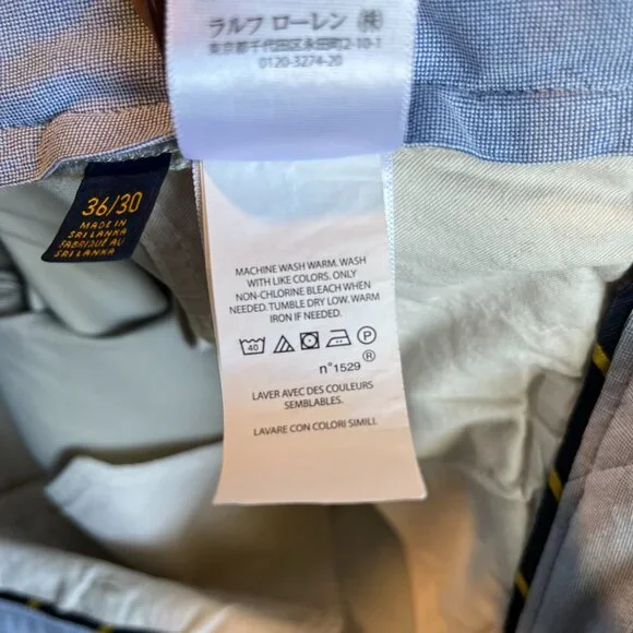 Ralph Lauren Polo Chino Classic Cotton Twill 36x30 mens pants - Picture 13 of 14